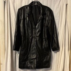 Women's Black Leather Jacket